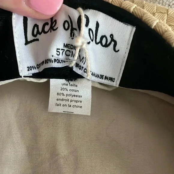 Lack Of Color Cream Woven Hat - Picture 8 of 9